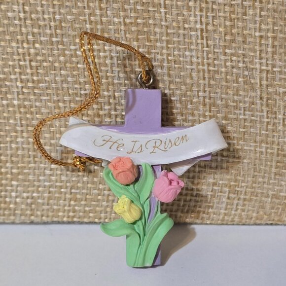 Vintage American Greetings Collectible Blessed Easter Ornament NWT - Picture 2 of 3